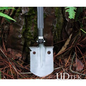 Self-driving manganese steel shovel multifunctional folding mini shovel outdoor emergency survival shovel tool  UD21955CB